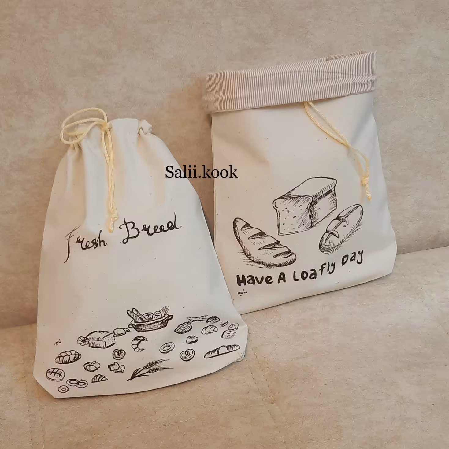 کیسه سه لایه نگهداری نان کوچک سایز25در35