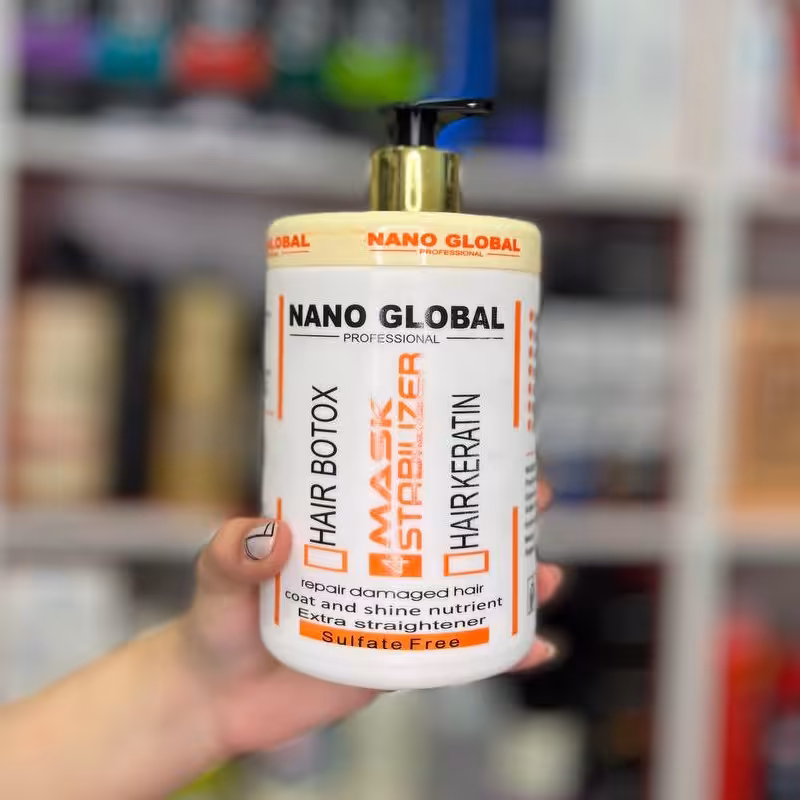 ماسک مو نانو گلوبال 1 لیتری (با آبکشی) 