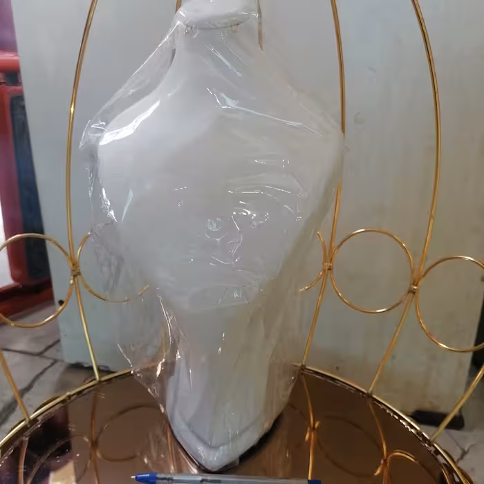 مانکن طلا سایز خیلی بزرگ (ارتفاع32سانتی) سفید 
