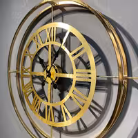 ساعت دیواری مدل یونانی24 ماه  گارانتی تثبیت رنگ و موتور