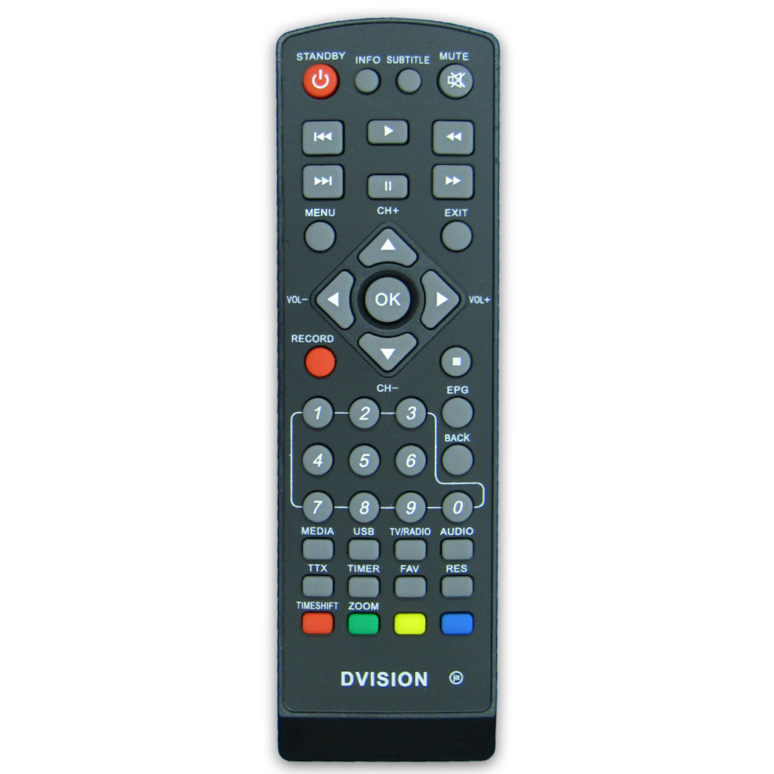 کنترل گیرنده دیجیتال دی ویژن DVISION مدل DV-325