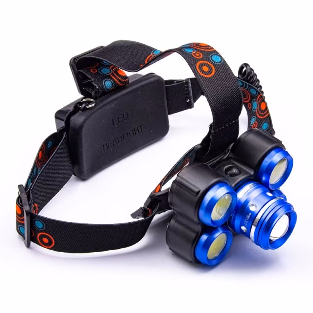 چراغ پیشانی هدلایت 5لامپ مدل rotary zoom