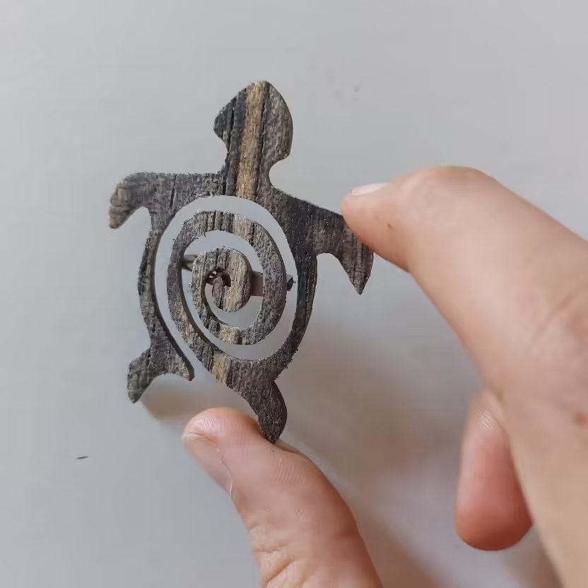 پیکسل چوبی طرح لاکپشت