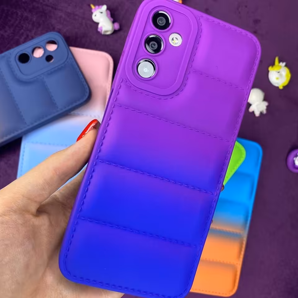 قاب گوشی پافری دورنگ مناسب گوشی سامسونگ و شیائومی