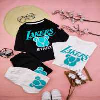 کراپ وشلوار دخترانه lakers
