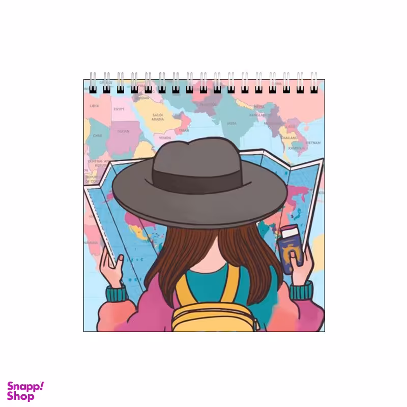 دفتر طراحی طرح دختر جهانگرد کد 2208731