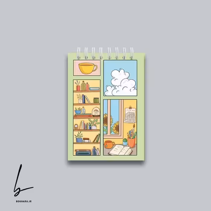 دفترچه یادداشت back to school طرح اسکای