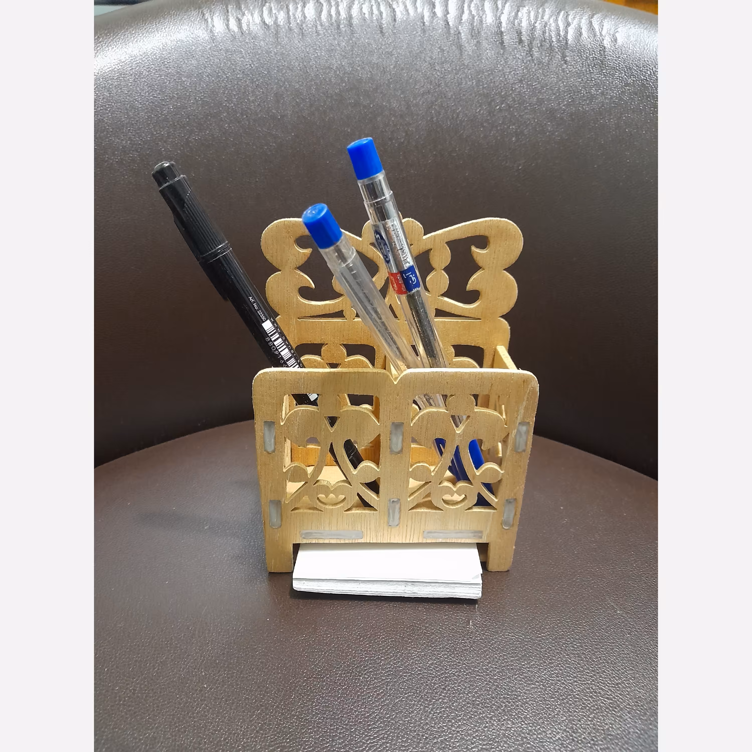 جامدادی رومیزی چوبی معرقکاری طرح سنتی 