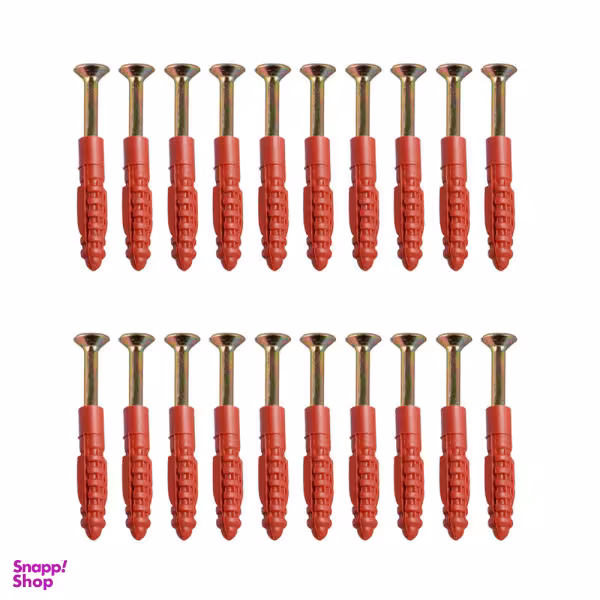 پیچ و رولپلاک مدل 60-4.8-1 مجموعه 40 عددی