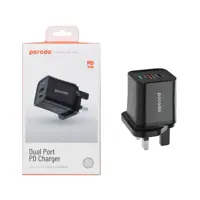 شارژر دیواری دو پورت فست شارژ پرودو مدل PD-FWCH010