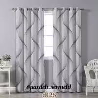 پرده سرمه مدل pl37 عرض 140 ، ارتفاع 280 (تک عددی)