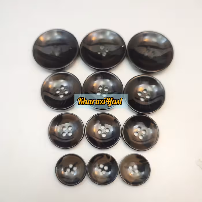 دکمه پالتویی اسپرت کد 445 سایز 25 میلی متر 
