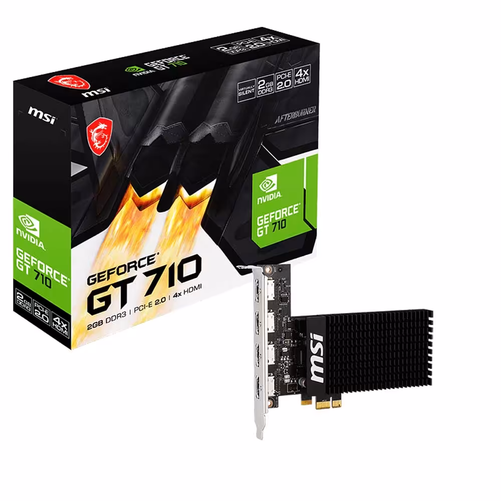 کارت گرافیک ام اس آی MSI GT 710 2GD3H 4HDMI
