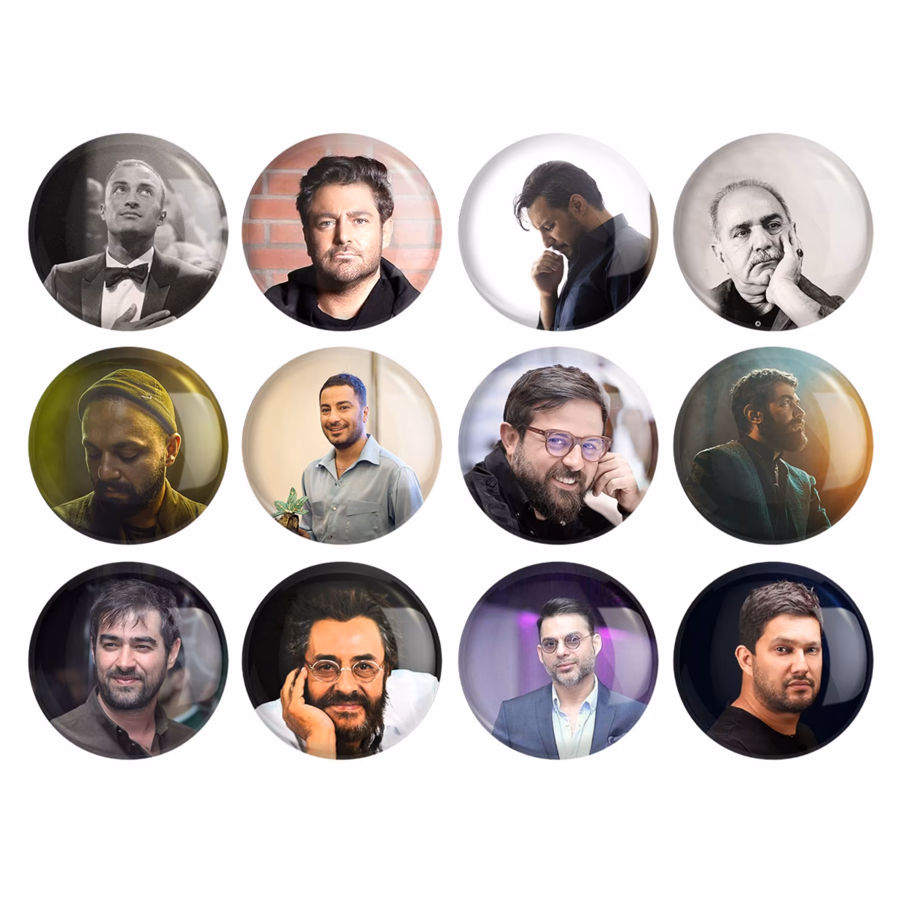 پیکسل ترمه طراحان ایده مدل بازیگران ایرانی مجموعه 12 عددی 