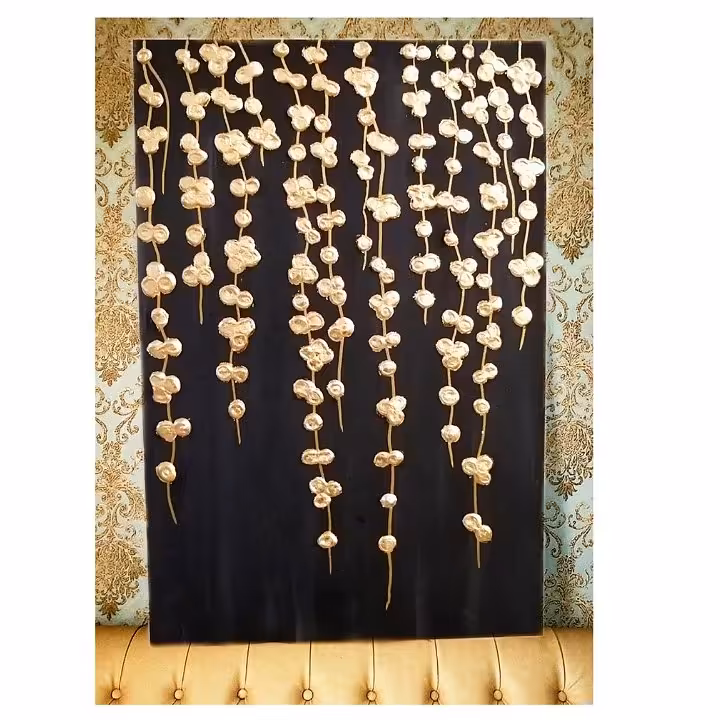 تابلو برجسته ورق طلا 