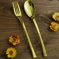 سرویس قاشق و چنگال طلائی نیکولاس مدل 8822