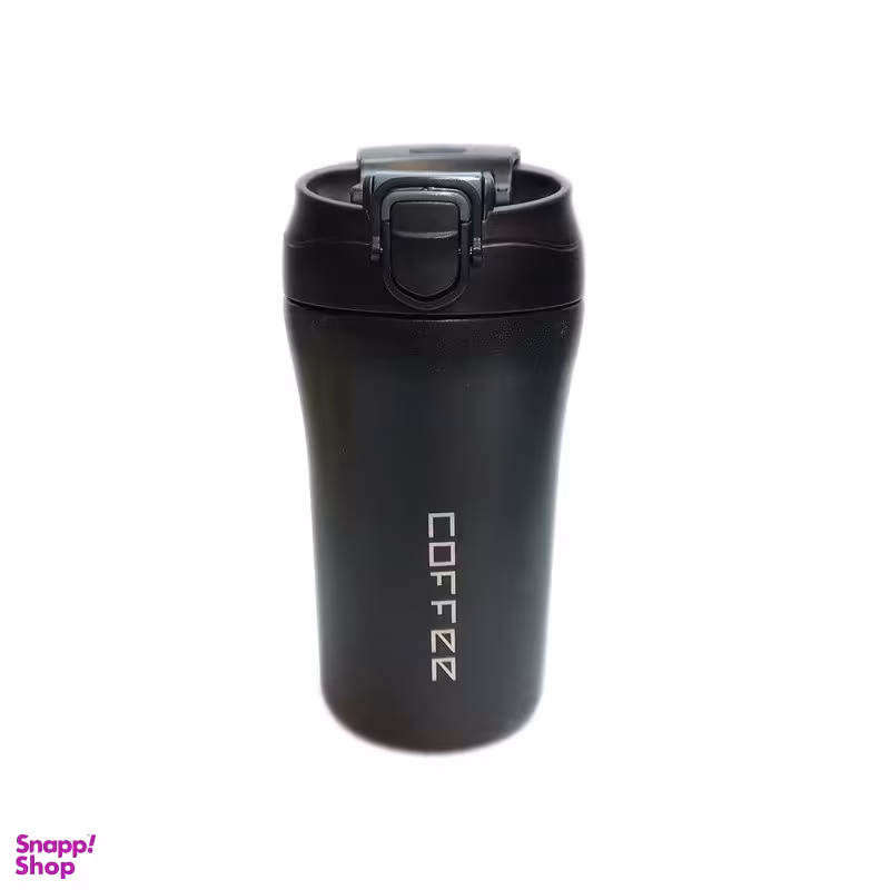 ماگ سفری مدل دو قفله coffee گنجایش 0.4 لیتر