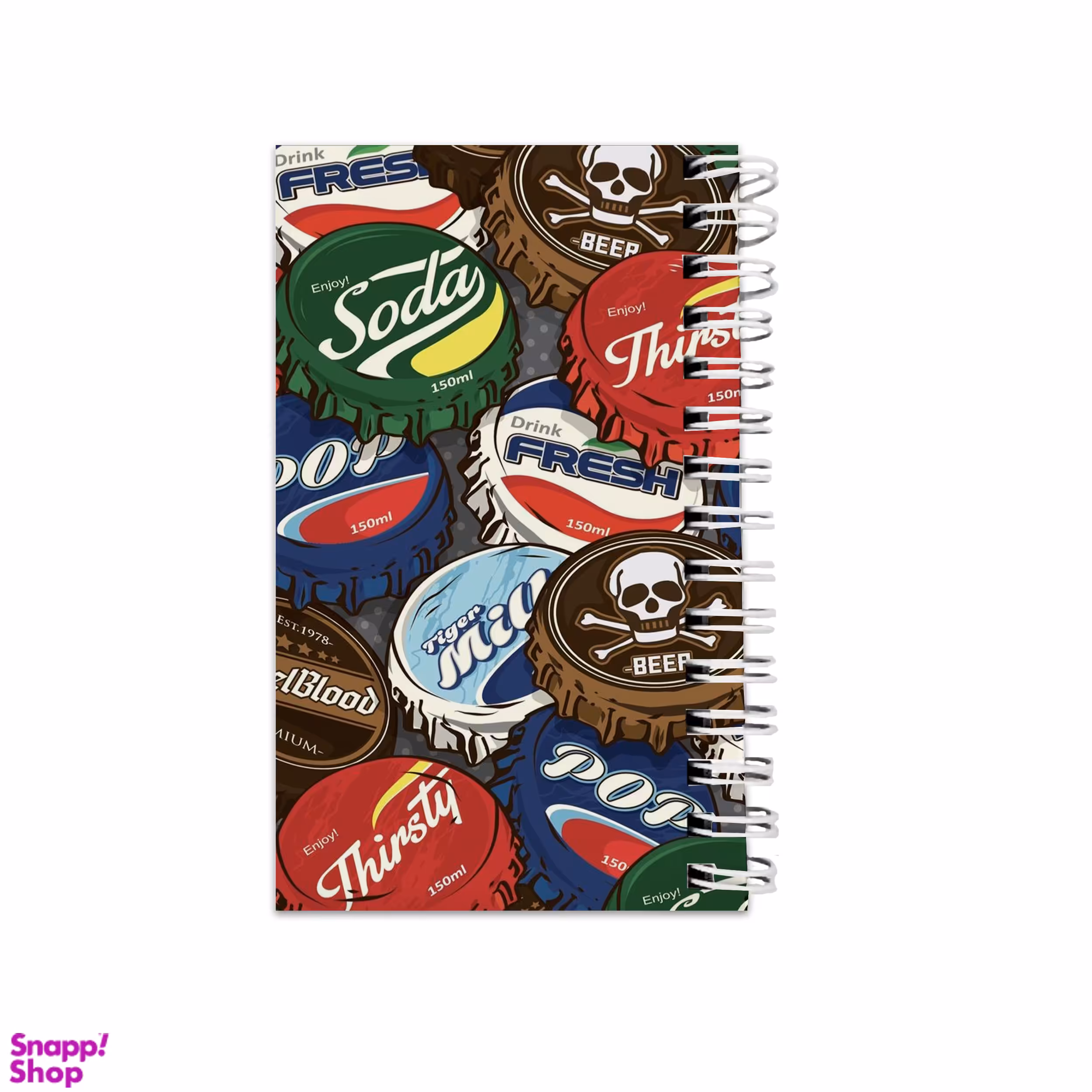 دفترچه یادداشت ۶۴ برگ مدل to do list طرح در بطری نوشابه کد abc-7896