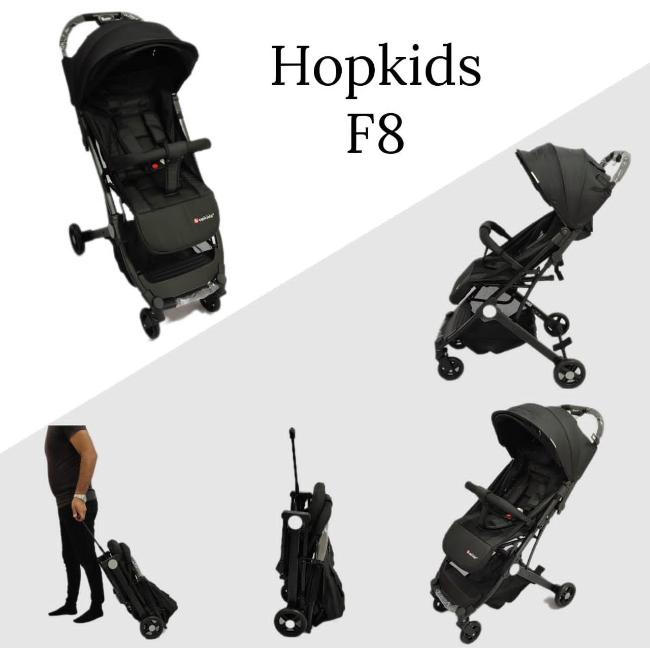 کالسکه هواپیمایی برند هاپ کیس Hopkids مدل F8