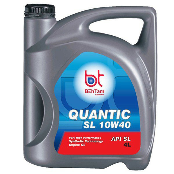 روغن موتور خودرو کوانتیک بهتام مدل 10w-40 با حجم 4 لیتر