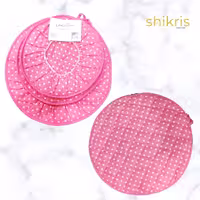 دمکن سه تیکه مدل صورتی خال خال