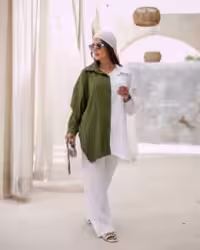 مانتو اسپرت زنانه کرپ مدل کراش