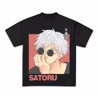 تیشرت مشکی طرح ساتورو