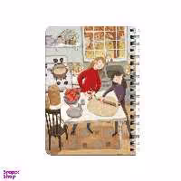 دفترچه یادداشت بامبیلیپ مدل چوبی طرح شیرینی پزی کد 8955180