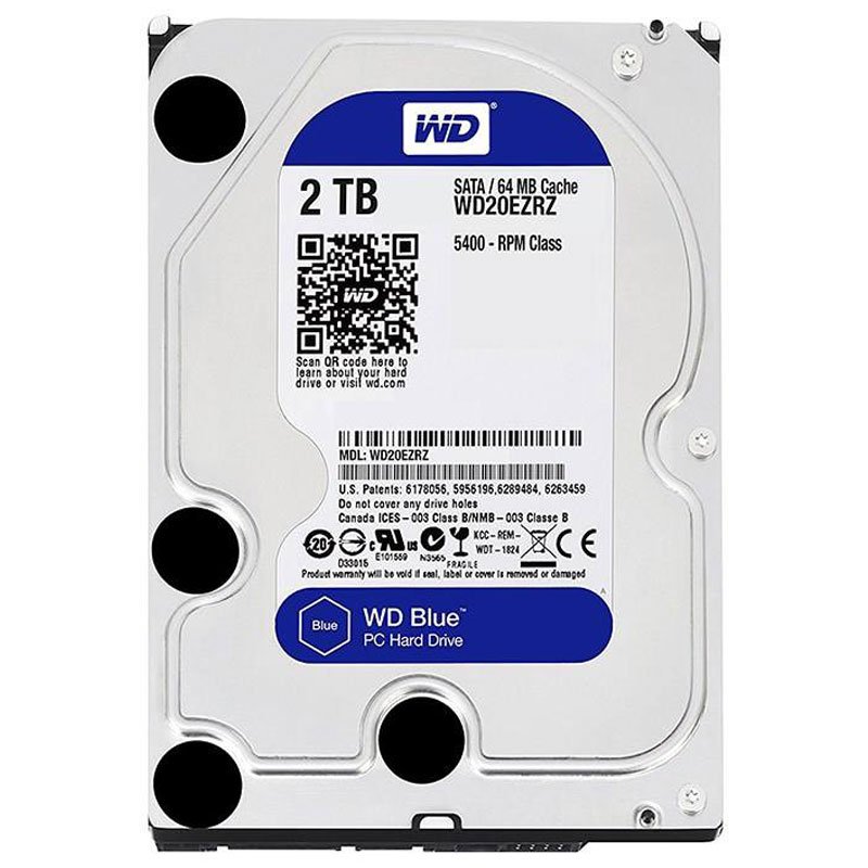 هارددیسک اینترنال وسترن دیجیتال مدل WD 2TB BLUE