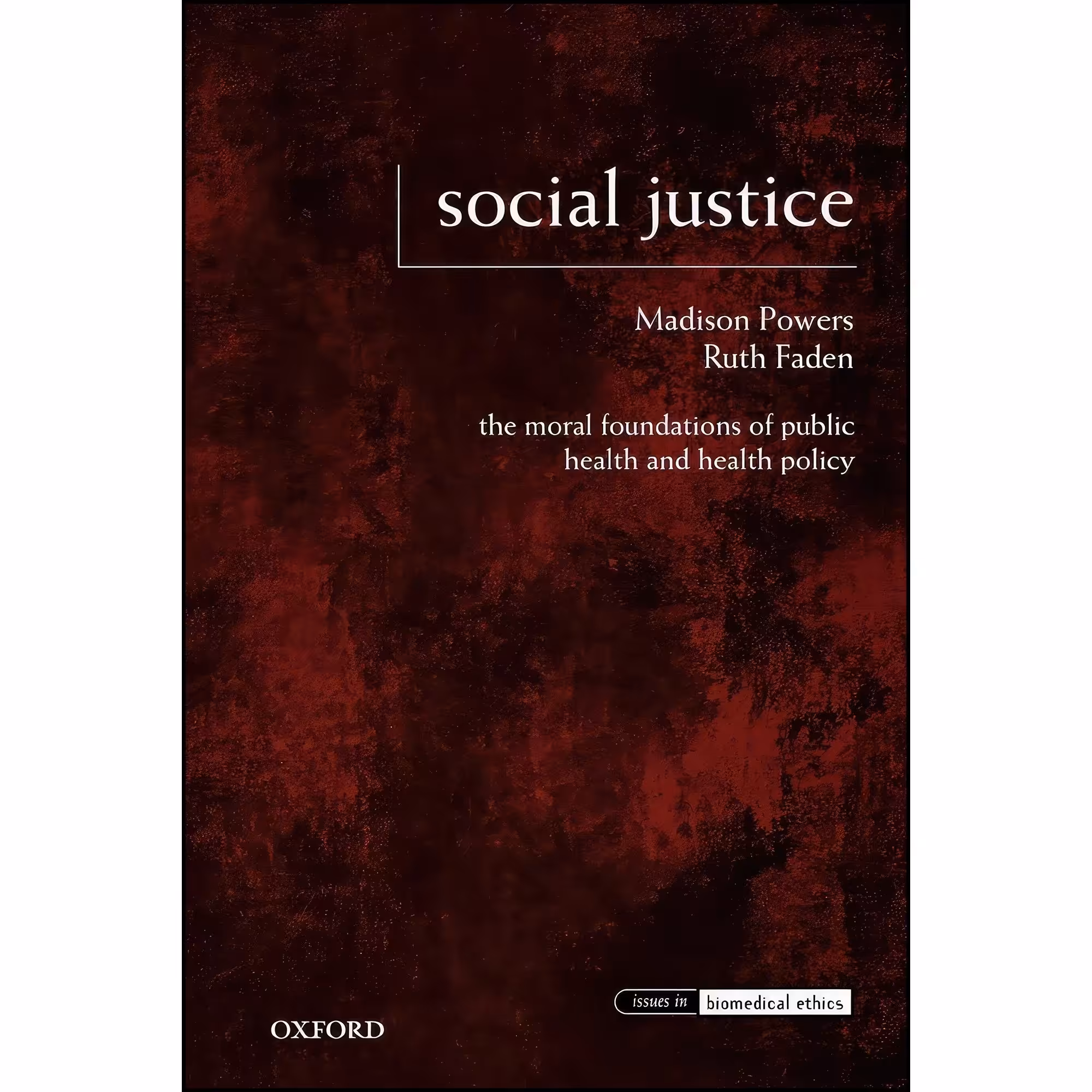 کتاب زبان اصلی Social Justice اثر Madison Powers and Ruth Faden