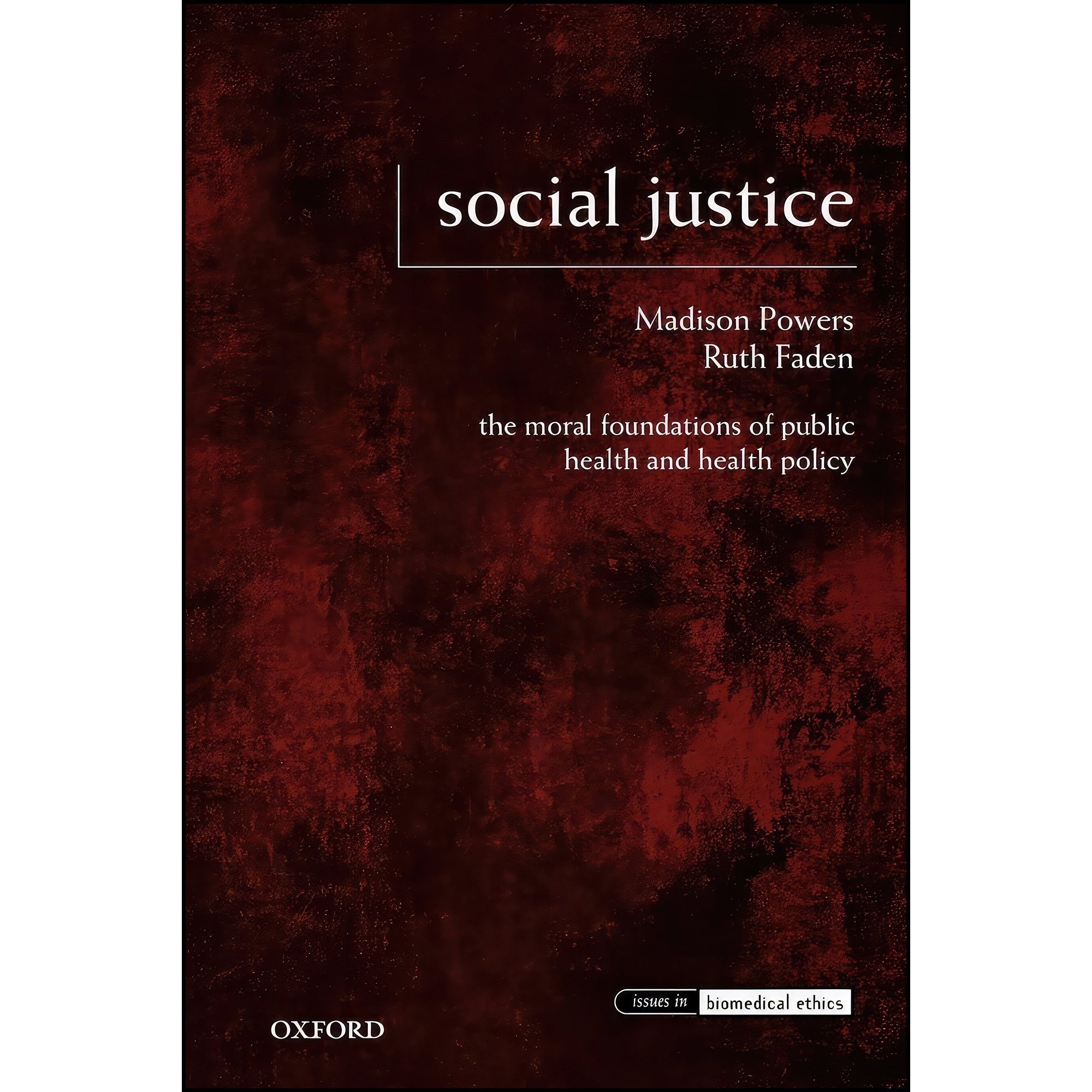 کتاب زبان اصلی Social Justice اثر Madison Powers and Ruth Faden