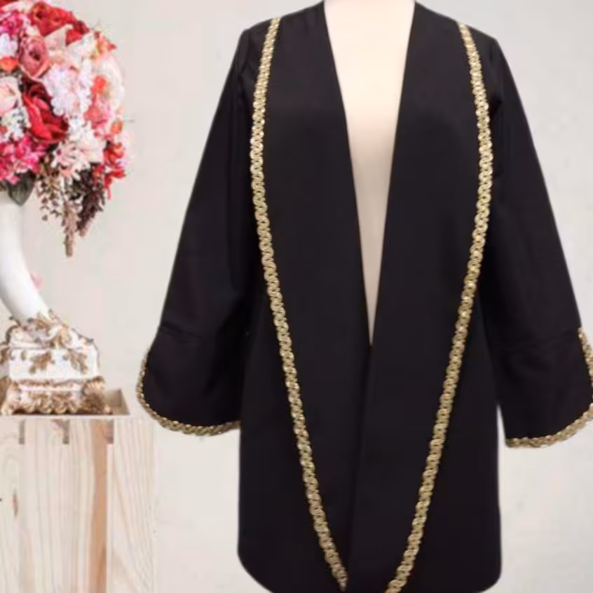 کت وشلوار نواردوزی طلایی