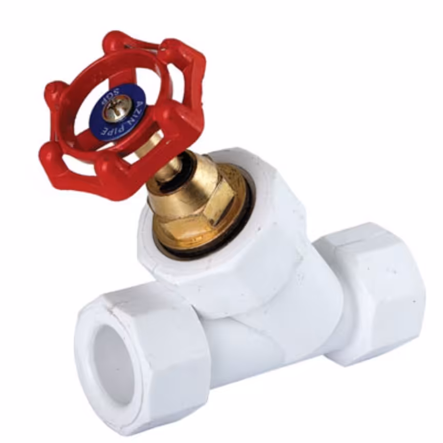 شیر فلکه دوسر جوش 45 درجه آذین 25