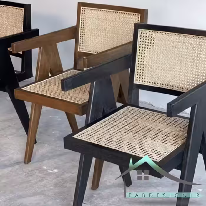 مبل تک نفره حصیر دار نوک مدادی