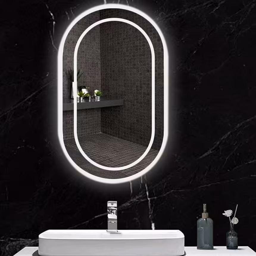 آیینه بک لایت  انتزاعی در سایز  50در 90 مدل S1  217 در نور مهتابی و آفتابی ،نچرال(پس کرایه و هزینه ارسال در مقصد)