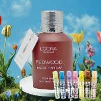 ادوپرفیوم مردانه مدل REDWOOD لدورا فرگرنس 5 میلی‌لیتر