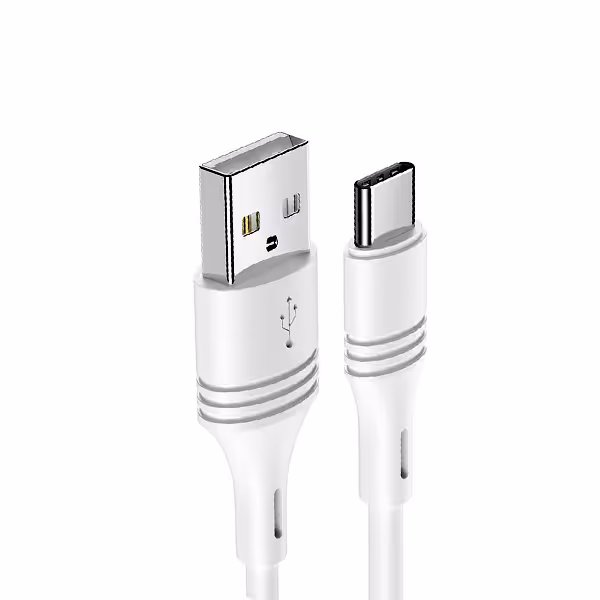 کابل تبدیل USB به Type-C بروفون مدل BX43 طول 1 متر