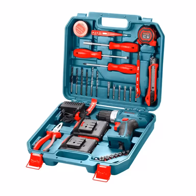 ست ترکیبی 33 تکه دریل 14 ولت 2 باتری رونیکس RS-8014
