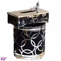 ست سطل زباله و دستمال کاغذی سالینو کد 90015S