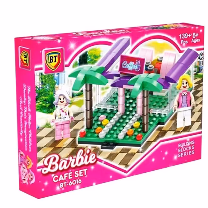 لگو دخترانه باربی و کافی شاپ 139 قطعه bt6016