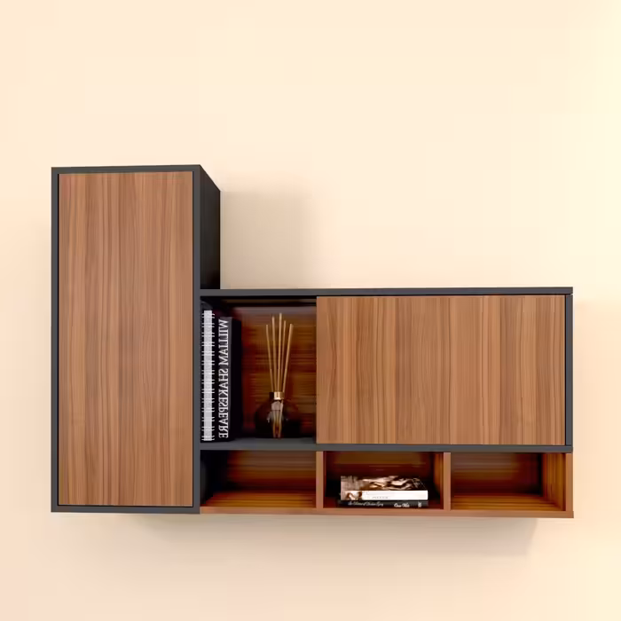 کتابخانه و باکس دیواری