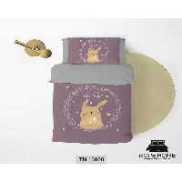 سرویس لحاف روتختی یک نفره 5 تکه کودک نوپه هوم Nopehome طرح خرگوش و نامه کد TN10028