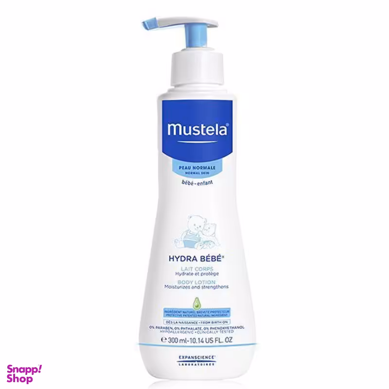 لوسیون مرطوب کننده بدن کودکان موستلا (Mustela) حجم 300 میلی لیتر