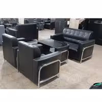 مبلمان اداری نیم ست اداری اطلس با میز جلو مبلی (پس کرایه)