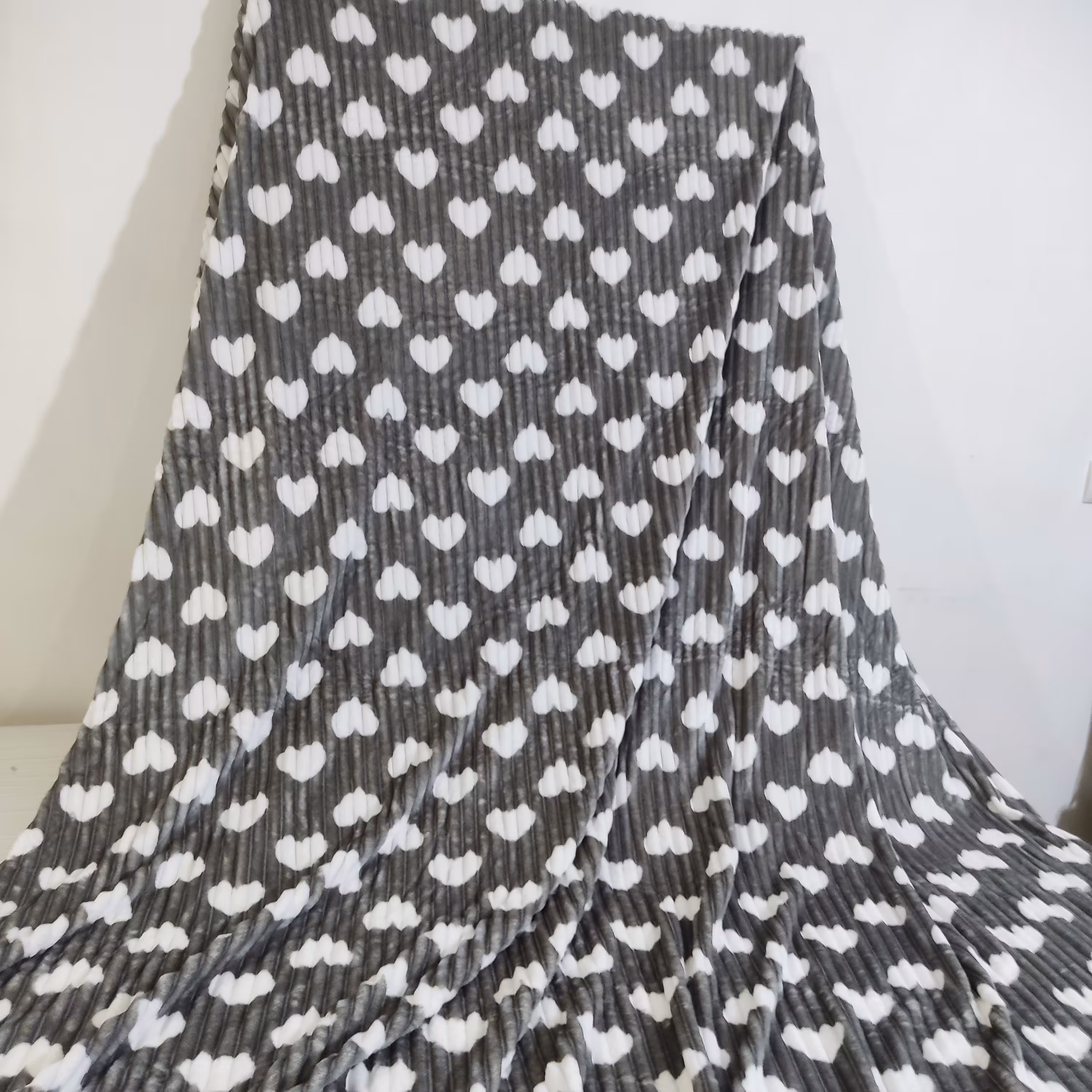 پتو دو نفره پلیسه مسافرتی ابعاد220در240