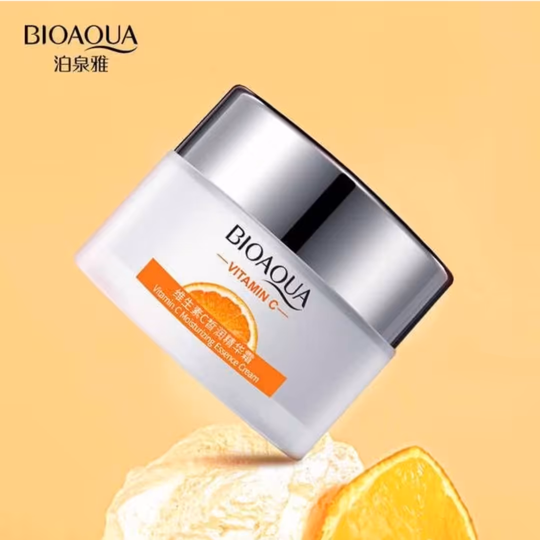 کرم کاسه ای روشن کننده و مرطوب کننده ویتامین C بیواکوا Bioaqua