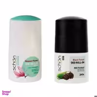 رول ضد تعریق زنانه شون (Schon) مدل هون فلاور حجم 50 میلی‌لیتر به همراه رول ضد تعریق مردانه مدل بلک فورست