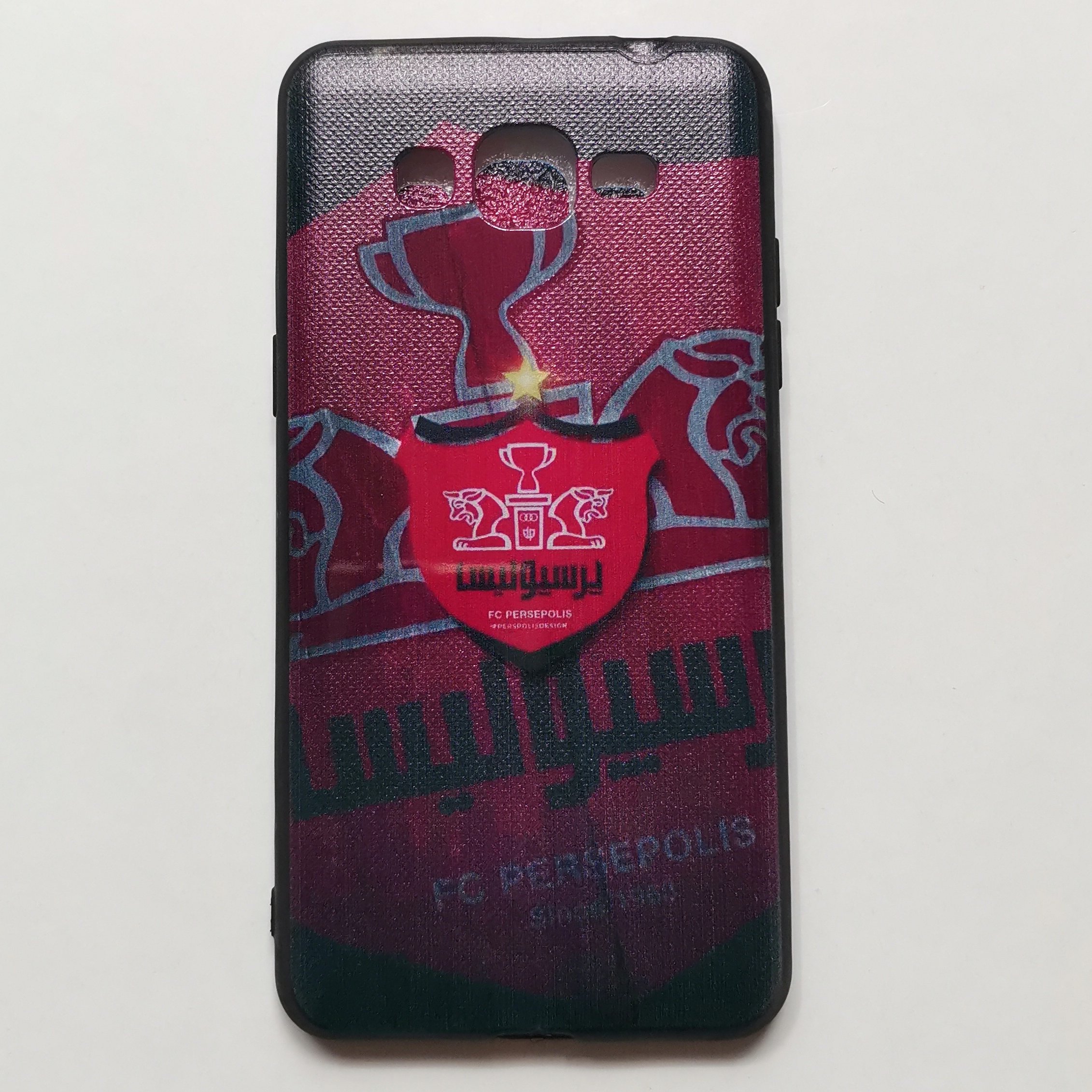 قاب طرحدار پرسپولیس مناسب گوشی سامسونگ Grand prime / J2 prime