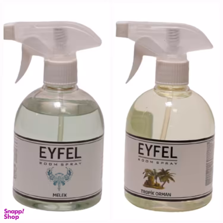 اسپری خوشبو کننده هوا ایفل مدل جنگل و فرشته حجم 500 میلی لیتر مجموعه 2 عددی