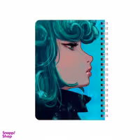 دفترچه یادداشت ۸۰ برگ بامبیلیپ مدل چوبی طرح انیمه مرد تک مشتی کد 0469217